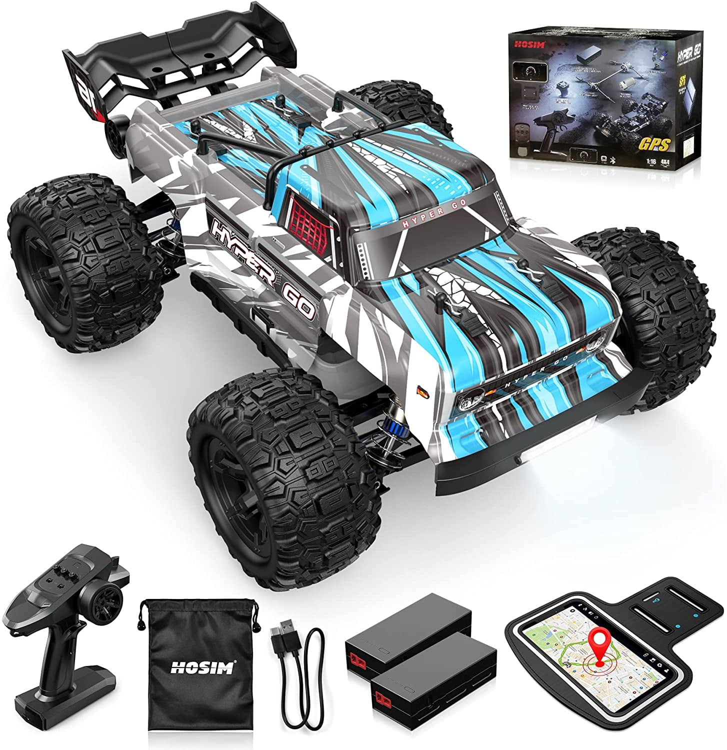 Monster Truck télécommandé 4WD Blackzon Slyder Orange 1/16 RTR