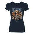 thumbnail image 2 of Wild Bobby, Chicago Fan | CHI Fantasy Football ,Sports, Women Slim Fit Junior Tee, Navy, Large, 2 of 4