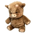 thumbnail image 2 of 24" Highland Cow Stuffed Animals,Cute Horned Yak Plush Toy with Soft & Cozy Texture for Relaxation and Comfort,Gift for The One You Love(Brown), 2 of 7