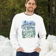 thumbnail image 4 of Country Roads Take Me Home Crewneck Sweatshirt Rustic Mountains Road Trip Music, 4 of 7