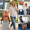 thumbnail image 6 of JIALIOU 14" Laptop Backpack Waterproof Airline Approved Stylish Casual Daypack for Travel Business College Work, Basecamp Orange, 6 of 8