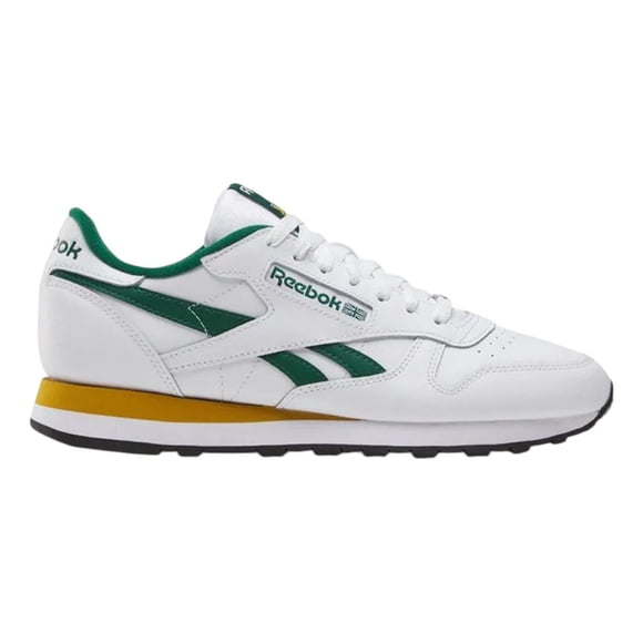 Tenis Reebok Mujer Classic Leather Blanco Verde Casual blanco 5 MX