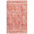 thumbnail image 2 of SAFAVIEH Abstract Caelestinus Ogee Wool Area Rug, Ivory/Red, 4' x 6', 2 of 11