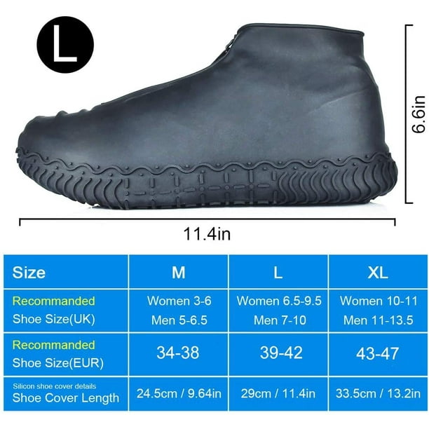 XL-Couvre Chaussures Imperméables, Couvre Chaussures en Silicone