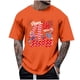 thumbnail image 2 of Tops para hombre, blusas y camisas de cuello redondo y manga corta para hombre, tops casuales de cuello redondo y manga corta con estampados especiales para hombre., 2 of 5