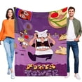 thumbnail image 1 of Pizza Tower anti-pilling, suave, ligera, esponjosa y acogedora de lujo para hogar y cocina – Perfecta para niños y adultos,100X130cm, 1 of 6