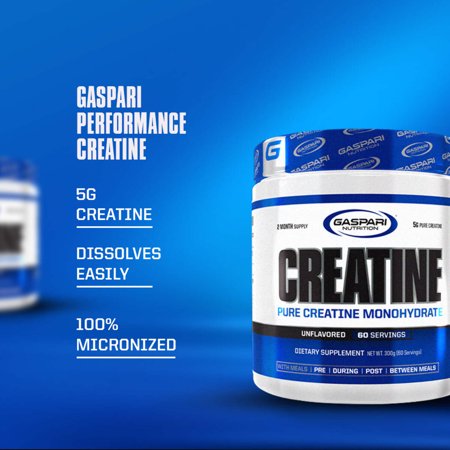 Gaspari Nutrition（ギャスパリニュートリション）PURE CREATINE MONOHYDRATE　300g　クレアチン 筋トレ パフォーマンス