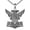 Thor's Hammer, variant on DOLIO Faith/Sword/Snake/Mustard Seed/Horse/Wolf/Thor's Hammer/Viking/Devil Eyes Snake Sterling Silver Necklace for Men Women Pendant Necklace Jewelry Birthday Gifts