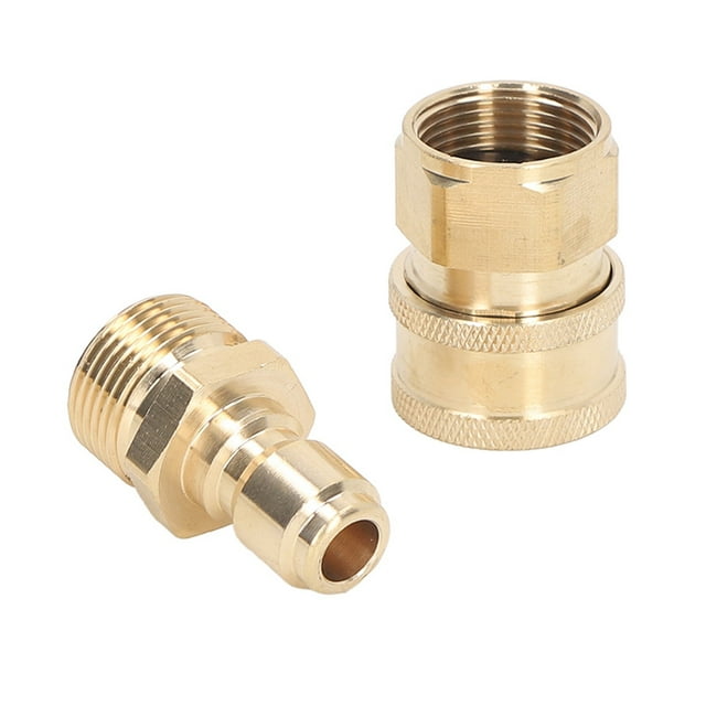 Accesorios para lavadoras de alta presión de 5000 PSI Adaptador de tubería para lavadora Conectores macho hembra M22 x 1,5 mm Tapón de rosca macho Toma de rosca hembra