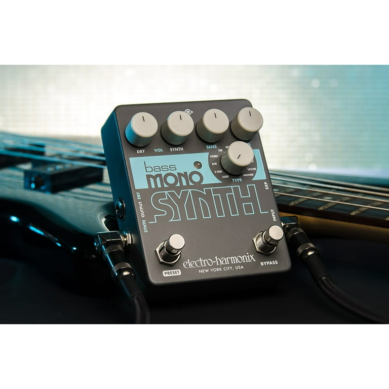 Electro-Harmonix Bass Mono Synth Bass Synthesizer Pedal - Walmart.com
