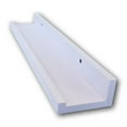 thumbnail image 4 of ITY International - Ensemble de 3 Tablettes Murales avec Rebord Surélevé, 47.25"x3.75"x2", Blanc, 4 of 6