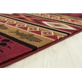 thumbnail image 2 of Woodside Huntsman Trail Brown Runner Rug, 2 of 3