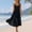 9# Black, variant on Summer Dress for Womens Maxi 2026 Summer Casual Sleeveless Spaghetti Strap Boho Sundress Flowy Tiered Beach Vacation Long Dress Navy 2XL
