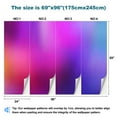 thumbnail image 3 of Peel and Stick Wallpaper Waterproof blur colors abstract colorfuls pictures Wall Mural Decor Self Adhesive and Removable 69in x 98in, 3 of 8