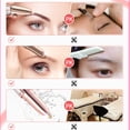 thumbnail image 3 of Recortadora de cejas eléctrica para mujeres, herramienta de afeitado automática para recortar el vello, color blanco, 3 of 3