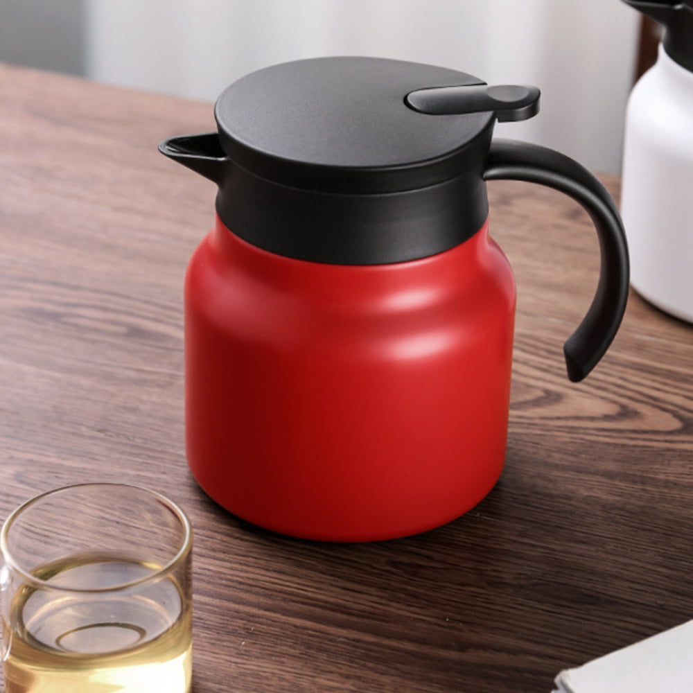 Insulated Teapot,Insulated coffee jug,1500ml Household Insulation Pot Glass  Liner Kettle Make Tea Coffee Portable Travel Keep Warm Smart Water Kettle