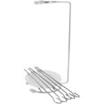 thumbnail image 4 of Parrilla para barbacoa de acero inoxidable, kit de asador para brochetas de barbacoa, accesorio duradero y sanitario para parrilla con 5 brochetas reutilizables, perfecto para, 4 of 9