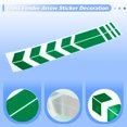 thumbnail image 4 of Unique Bargains Front Fender Arrow Sticker Decoration Motorcycle Warning Reflective Tape Waterproof Pet Reflective Material Green 1 Pcs 34 cm x 5.5 cm, 4 of 6