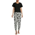 thumbnail image 2 of Nightmare Before Christmas Jack Pumpkin Women's Sleep Velour Jogger, 2 of 5