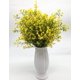thumbnail image 3 of [ Arbustos Artificiales CATTREE Amarillo de 38 cm, 8 Piezas ], 3 of 8