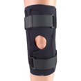 thumbnail image 1 of Knee Stabilizer Wrap, Hinged Bars, Neoprene, Black, X-Large Black X-Large, 1 of 5