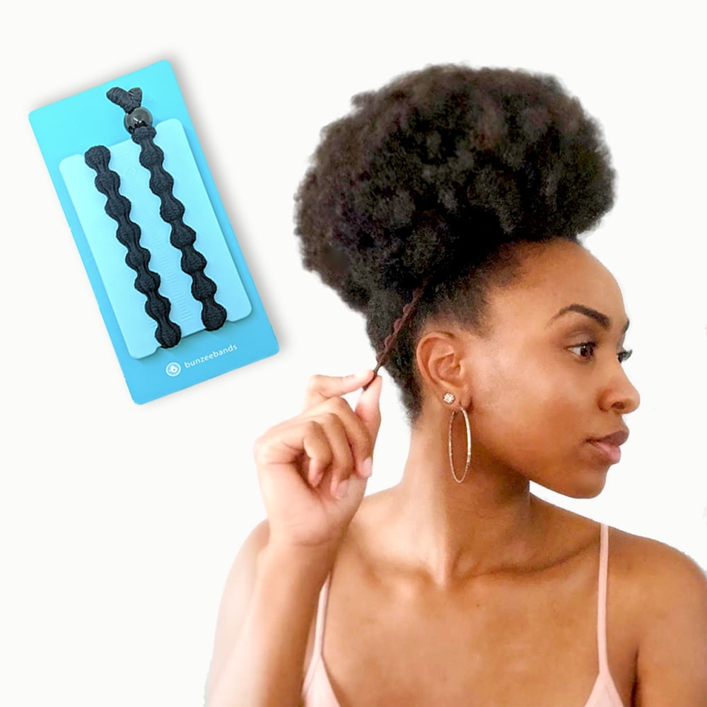 Best Products For Kinky Natural Hair Bunzee Bands - Bunzee Bands - NEW Ultimate Headband Hair Tie for Thick