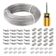 thumbnail image 2 of Cable de acero, cuerda de cortina resistente, cuerda para marco de fotos, kits, versátil para jardín, 100m, 2 of 9
