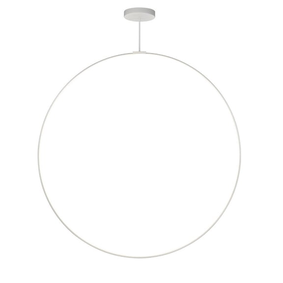 PD82572-WH-Kuzco Lighting-Cirque - 94W LED Pendant-72 Inches Tall and 0.75 Inches Wide-White Finish