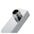 thumbnail image 5 of 24" Chrome Wall Mounted Square Shower Extension Arm For Rainfall Shower Head Bathroom Tools Accessories for Bathroom or Kitchen ,Durable Material, 5 of 7