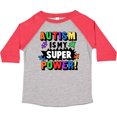 thumbnail image 3 of Inktastic Autism is My Super Power with Puzzle Pieces Boys or Girls Toddler T-Shirt, 3 of 5