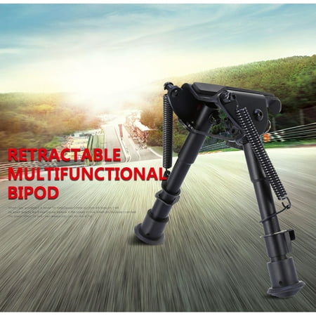 EECOO Rifle Gun Stand AR Bipod SWAT OP Adjustable Mount Height Rail (Best Front Grip Bipod For Ar 15)