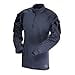 thumbnail image 3 of Tru-Spec 65/35 Polyester/coton Rip-Stop 1/4 Zip Tactique Réponse Combat Chemise Marine/marine Petit, 3 of 3