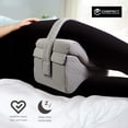 Knee Pillow w/Strap New 3Level Contour Memory Foam Leg Separator
