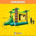 thumbnail image 2 of Pogo Bounce House Crossover Bounce House with Slide, Classic Tropical, 2 of 8
