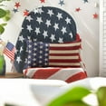 thumbnail image 5 of 4th of July Patriotic Independence Throw Pillow Cover, 12 x 20 Inch Memorial Day Stripes America Flag Stars Decor Cushion Case for Sofa Couch, 5 of 6