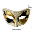 thumbnail image 4 of ERK Mascarade Dentelle Fête Beauté Demi-Visage Porter, 4 of 6
