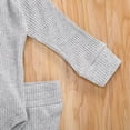 thumbnail image 6 of Kiapeise Infant Baby Knit Outfits Suits Buttons Round Neck Long Sleeve Romper Top + Elastic Long Pant, 6 of 6