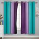 thumbnail image 2 of Cortinas Blackout Estelar Textiler Ombre Azul Turquesa/Púrpura 180x180 cm, 2 of 9