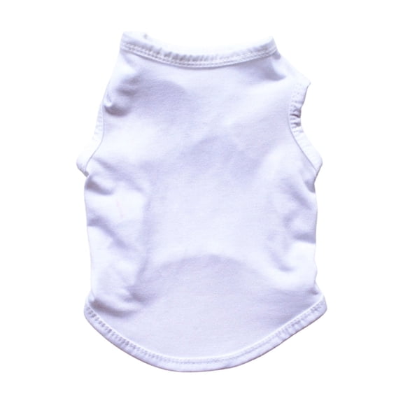 Dog Pet Clothes Blank T Shirt Sleeveless Breed Lightweight Comfortable Wear Vest Apparel for Small Medium Large Breeds