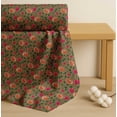 thumbnail image 4 of Soimoi Cotton Poplin Fabric Leaves & Dahlia Floral Print Fabric by Yard 56 Inch Wide, 4 of 7