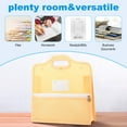 thumbnail image 6 of Dusknt Transparent Waterproof Storage Document Bag C, Office&Craft&Stationery,File Folders File Organizer with Labels Expanding File Vertical with Portable Receipt Document Organizer for School, 6 of 9