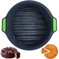 thumbnail image 1 of Silicone Baking Pan, Multifunctional Design Flexible Silicone Non-Stick Surface Food Grade Silicone Easy Clean For Chocolate Cakes DIY Baking Bread Jelly Pudding Cakes, 1 of 5