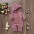 thumbnail image 6 of Sngxgn Baby Girl Cotton Bodysuit Long Sleeve Jumpsuit Outfits Clothes(Pink,74), 6 of 9