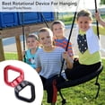 thumbnail image 4 of Micro Rotator Safety Rotational Device Hanging Accessory for Rock Climbing, Hanging Hammock, Web Tree Swing, Aerial Dance, Children's Swing Spinner Hanger, 4 of 9