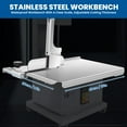 thumbnail image 4 of 1500W Stainless Steel Electric Bone Saw Machine, Meat Bandsaw with 440-660 LBS/H Efficiency, Frozen Meat Cutter with 8 Saw Blades, 19"x14" Workbench, Meat Cutting Machine for Lamb, Beef, Chicken, 4 of 8