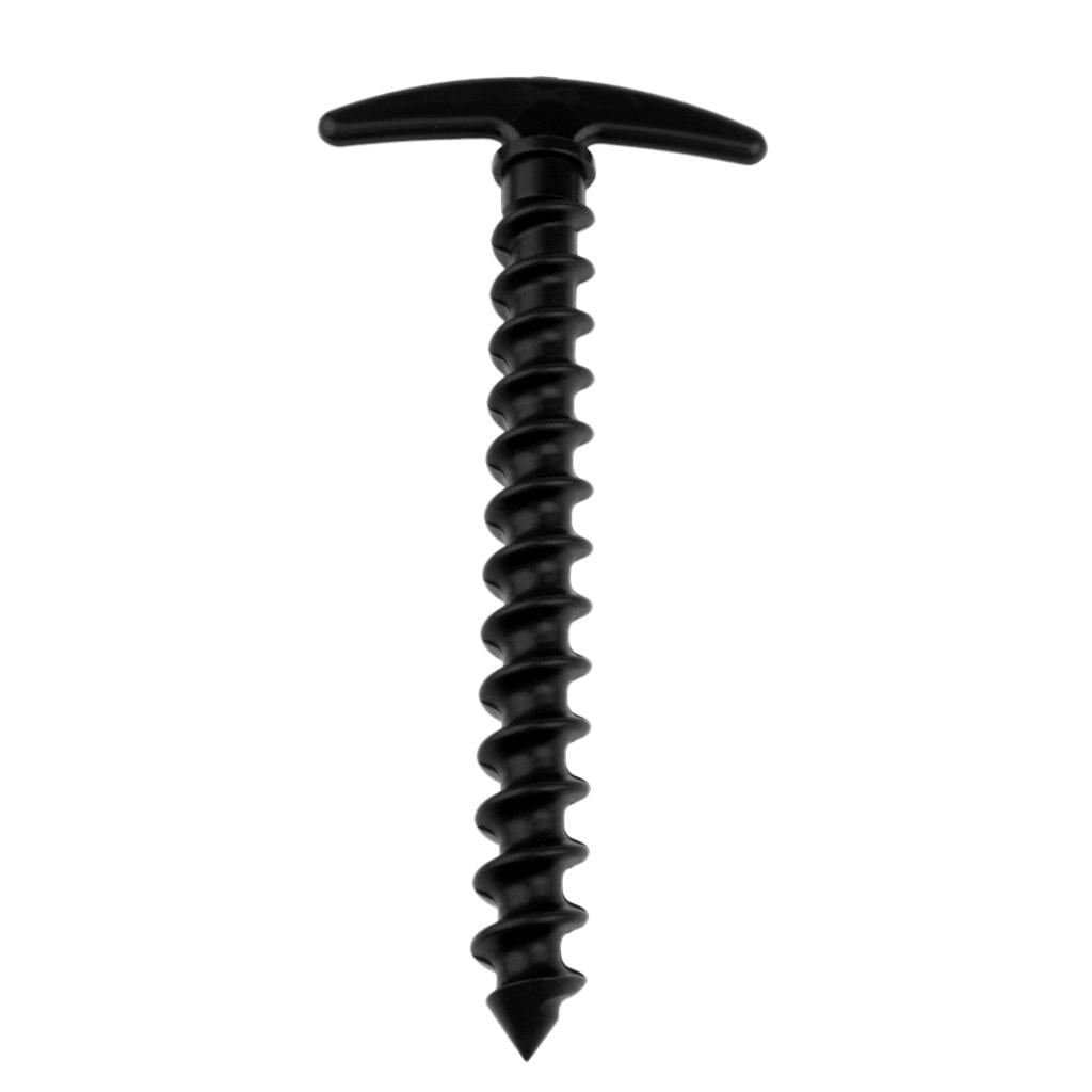 harayaa 5x5Pcs/Pack 14.5cm Tent Peg Nail Tent Stakes for Outdoor Camping Black 5 Pcs