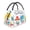 Gnomes Summer, variant on Vsdgher Golden Sunflower In Field Print Insulated Reusable Bags with Sturdy Zipper and Handles, Foldable Totes for Hot or Cold Food Bring or Delivery