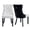 Handcrafted PU & Velvet Upholstered Chair with Nailhead Trim - High Rebound Sponge Cushion, Easy Assembly（Black+White）, variant on Handcrafted PU & Velvet Upholstered Dining Chair Set of 2 with Nailhead Trim - High Rebound Sponge Cushion (Triple Elastic Structure) for Dining Table & Dining Room Use, Easy Assembly（Pink+White）