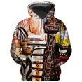 thumbnail image 1 of Nuevos Hombres Casual Patchwork Con Capucha Top Blusa Sudadera Con Bolsillos Abrigo Pompotops oipoqjl14752, 1 of 5