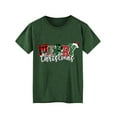 thumbnail image 5 of XCHQRTI Christmas Tree Shirt for Women Plus Size Tshirt Short Sleeve Graphic Top, 5 of 10